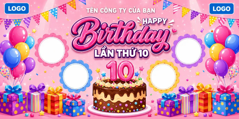 PROMPT TIẾNG VIỆT HOÀN CHỈNH CHO BACKDROP KỶ NIỆM / SINH NHẬT TONE HỒNG PASTEL NGỌT NGÀO